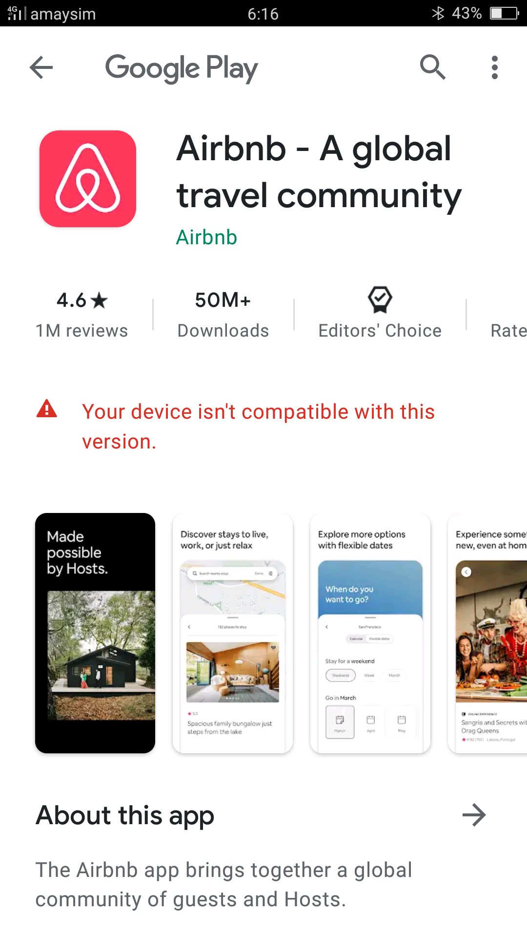 Phone app Kaput! - Airbnb Community