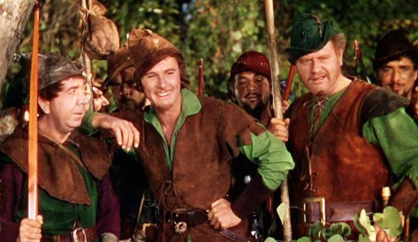 Errol Flynn as Robin Hood in the classic 1938 movie The Adventures of Robin Hood