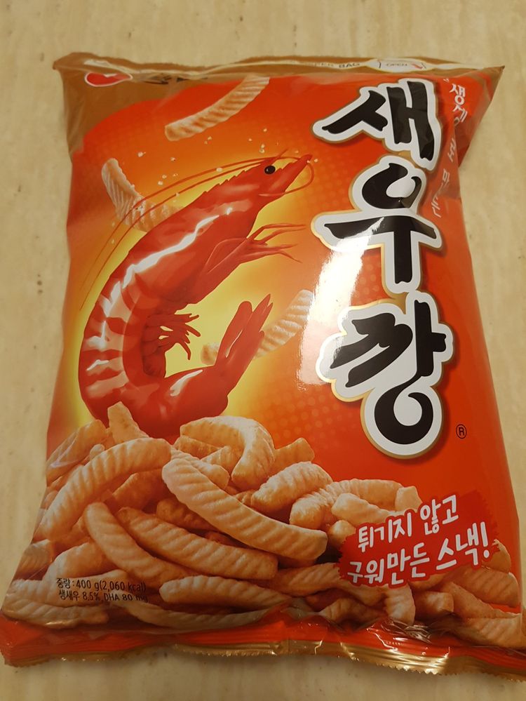 17 Korean Shrimp Chips 75g shrimp spicy korea nongshim chips