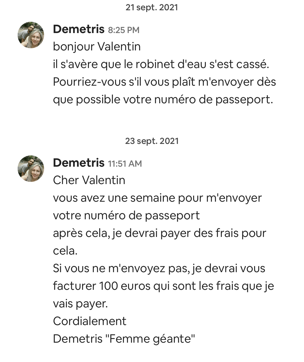 Doisje donner mon numéro de carte d’identité ? Airbnb Community