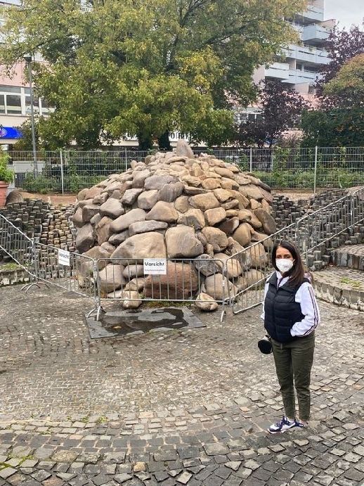 Fussgaengerzone in Dillingen Saar