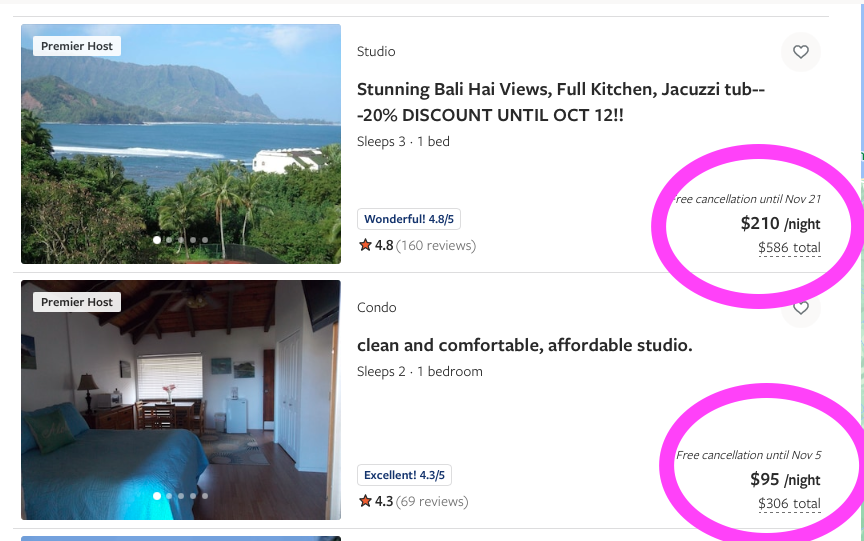 Feature Request Filter and sort by TOTAL price—in... Airbnb Community