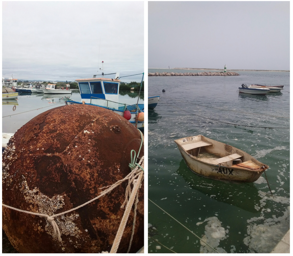 Fuzeta : Le petit port & Le canal vers la plage