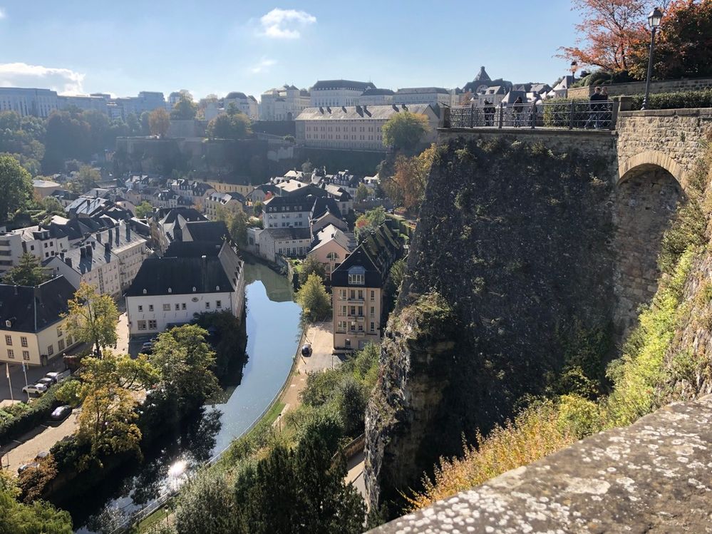 Luxemburg: Blick von der Burg