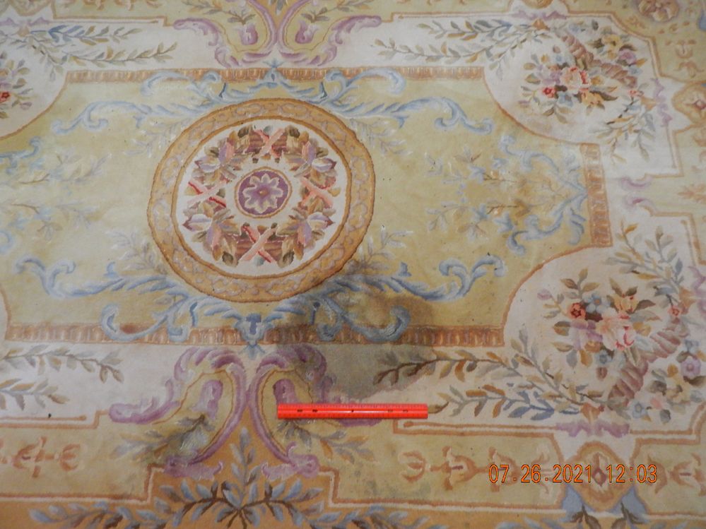 Showing damage after guest left.