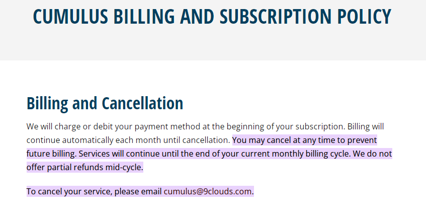 9 clouds cancellation policy.png