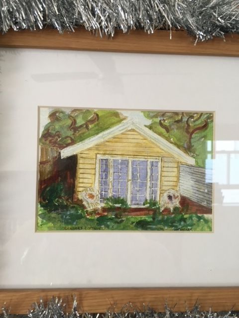 Drawing of our cottage made by a guest