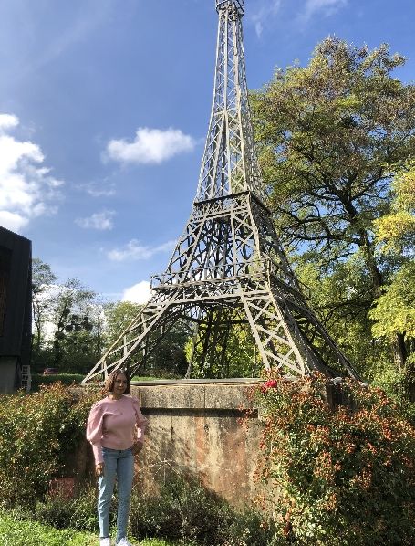 Eiffelturm in Apach, Frankreich