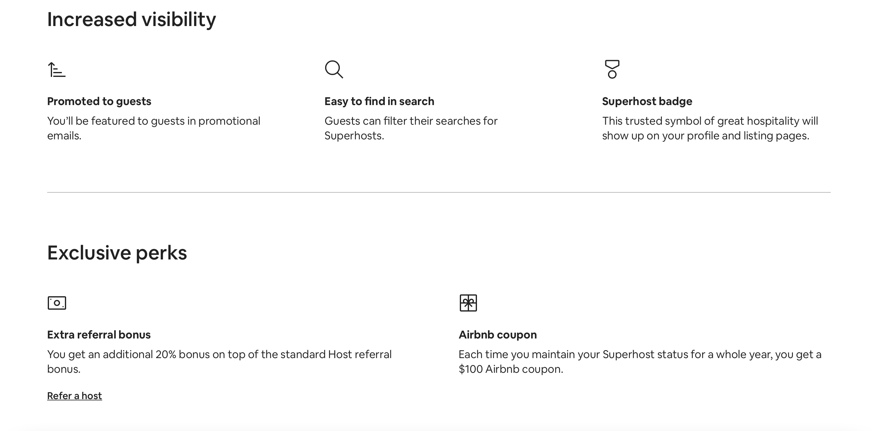 Solved Questions about the benefits of being a Superhost.... Airbnb