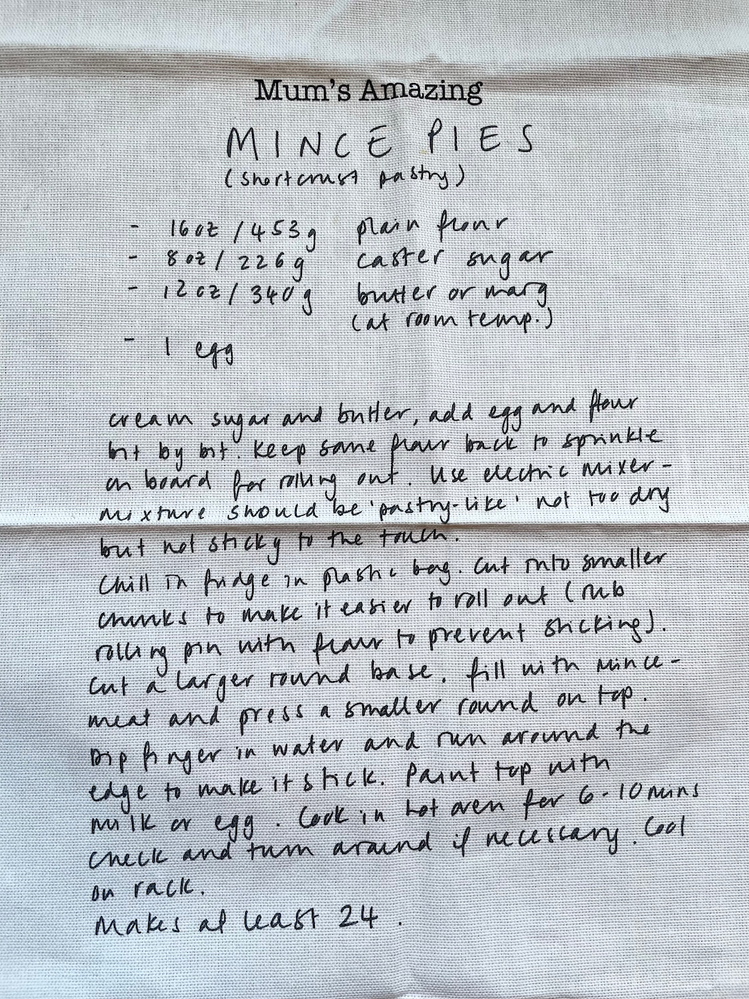 'Mince Pies' Rezept