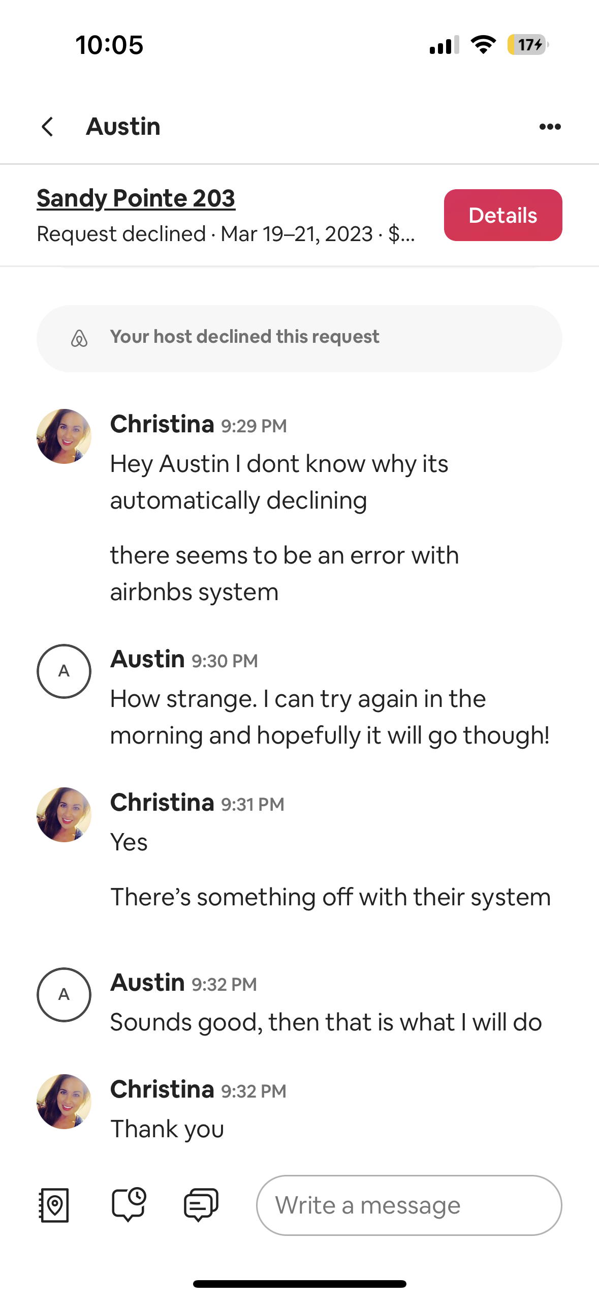 Your host declined this request Airbnb Community