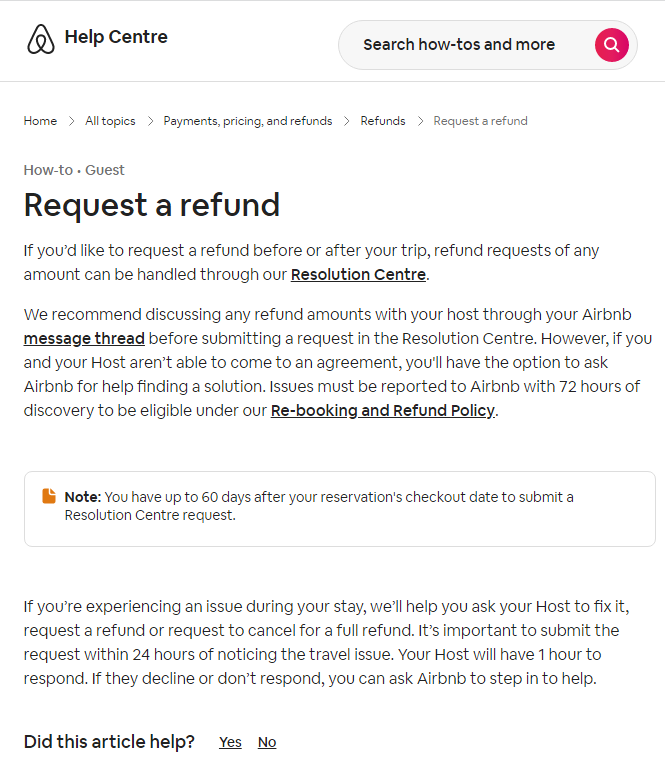 Solved How to avoid punitive guest review without agreein... Airbnb